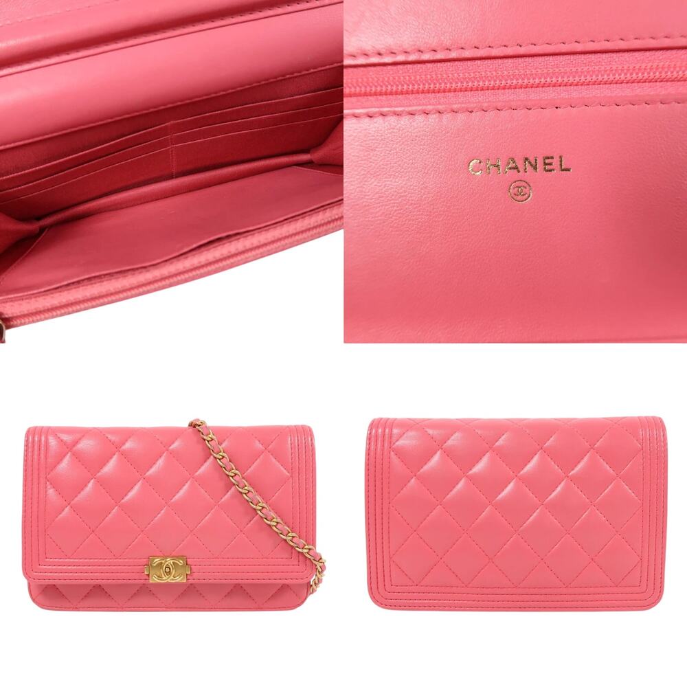 💎✨BEAUTIFUL✨💎Authentic CHANEL CC Boy Woc Crossbody Bag Pink 2016-2017 - Picture 5 of 5